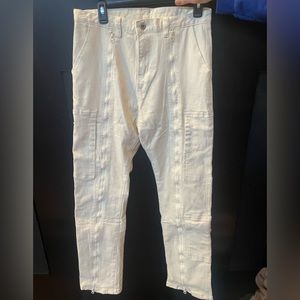 Vintage Cream Cargo Pants